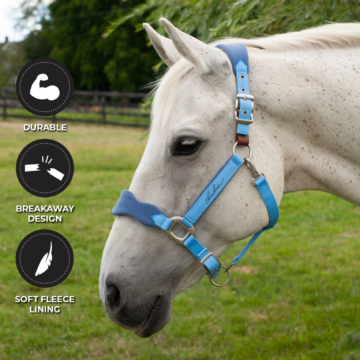Shedrow Breakaway Halter W/ Fleece