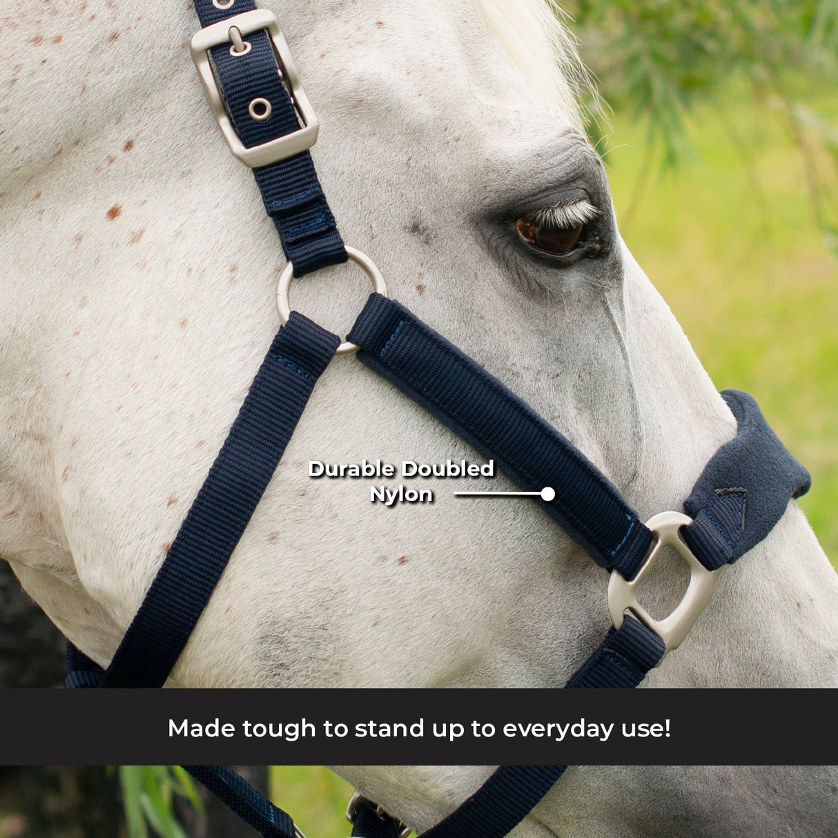 Shedrow Breakaway Halter W/ Fleece