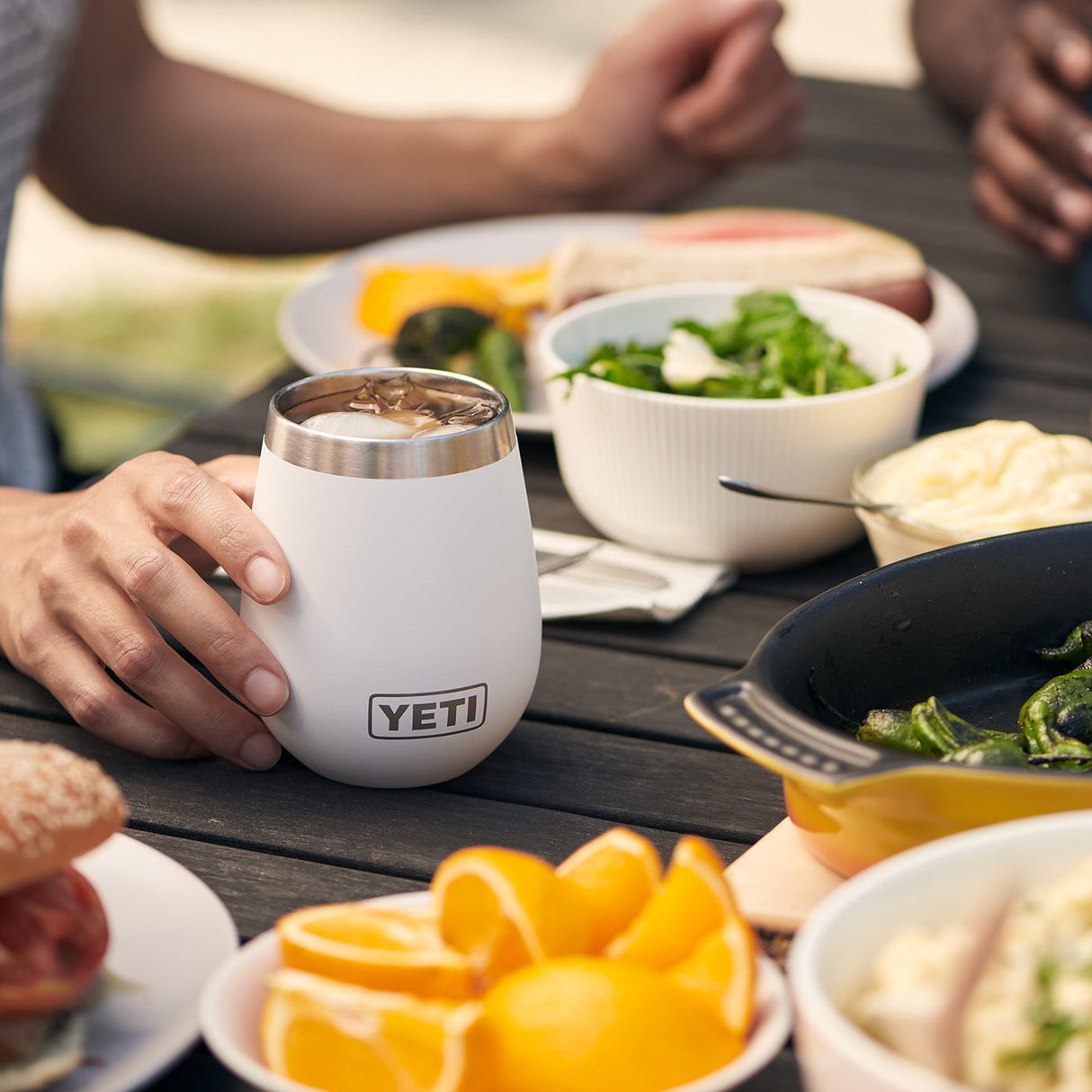 YETI Rambler Wine Tumbler W/ Magslider Lid 10 oz.