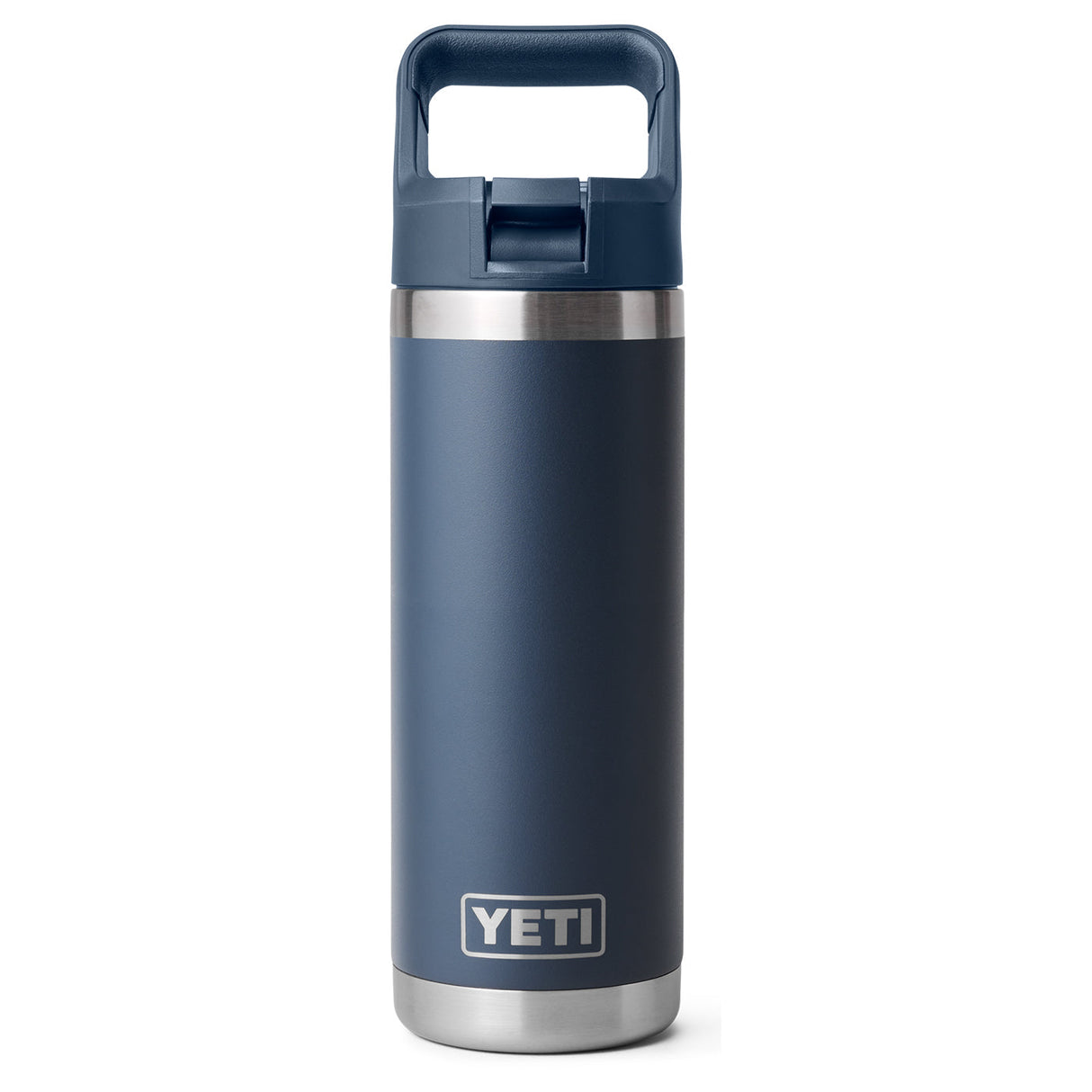 YETI Rambler Water Bottle W/ Color-Matched Straw Cap 18 oz.