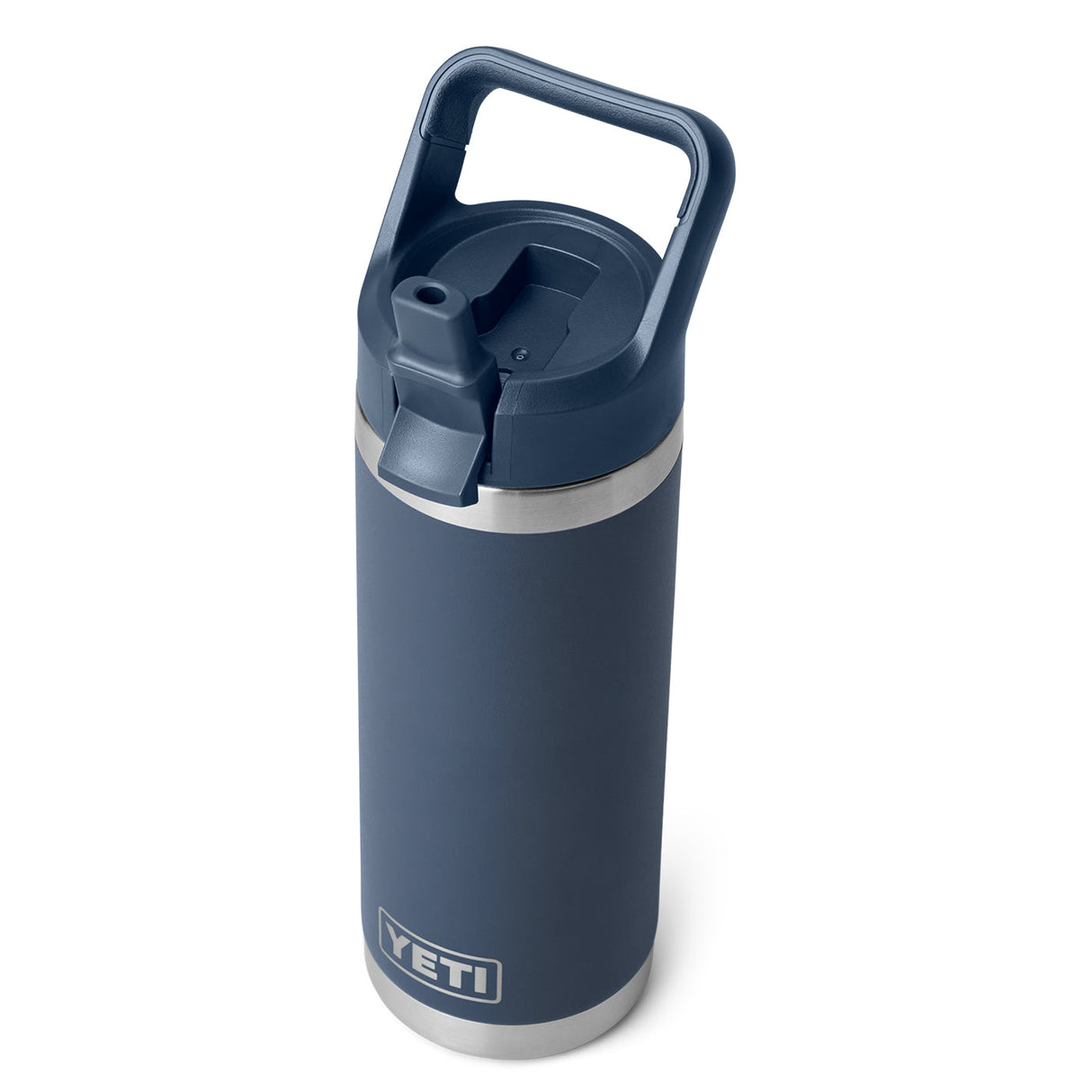 YETI Rambler Water Bottle W/ Color-Matched Straw Cap 18 oz.