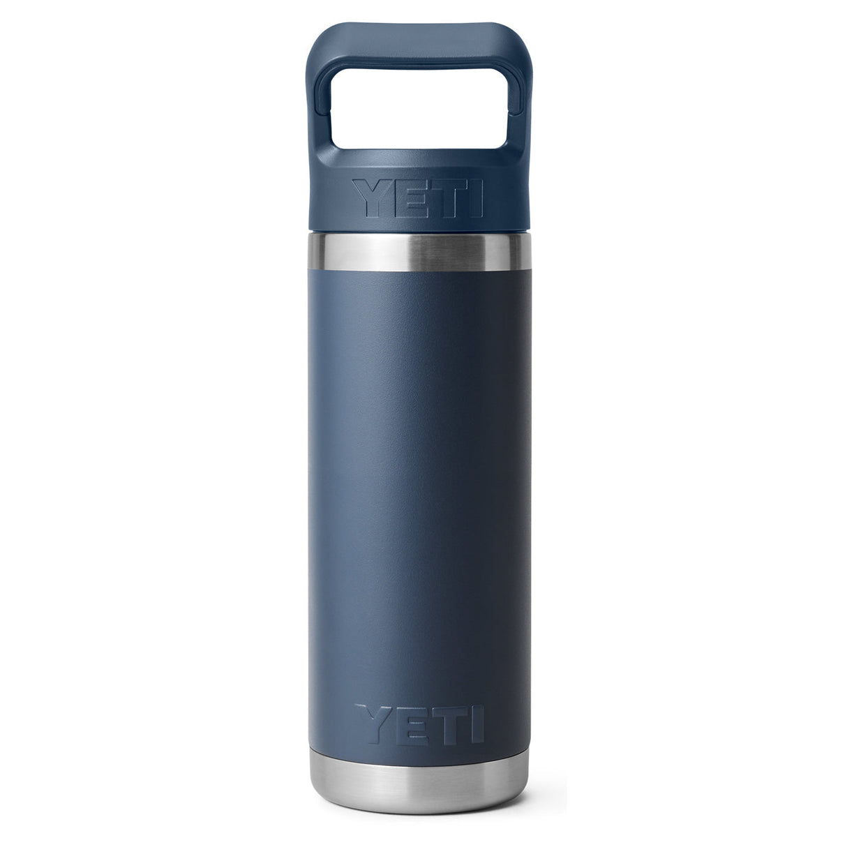 YETI Rambler Water Bottle W/ Color-Matched Straw Cap 18 oz.