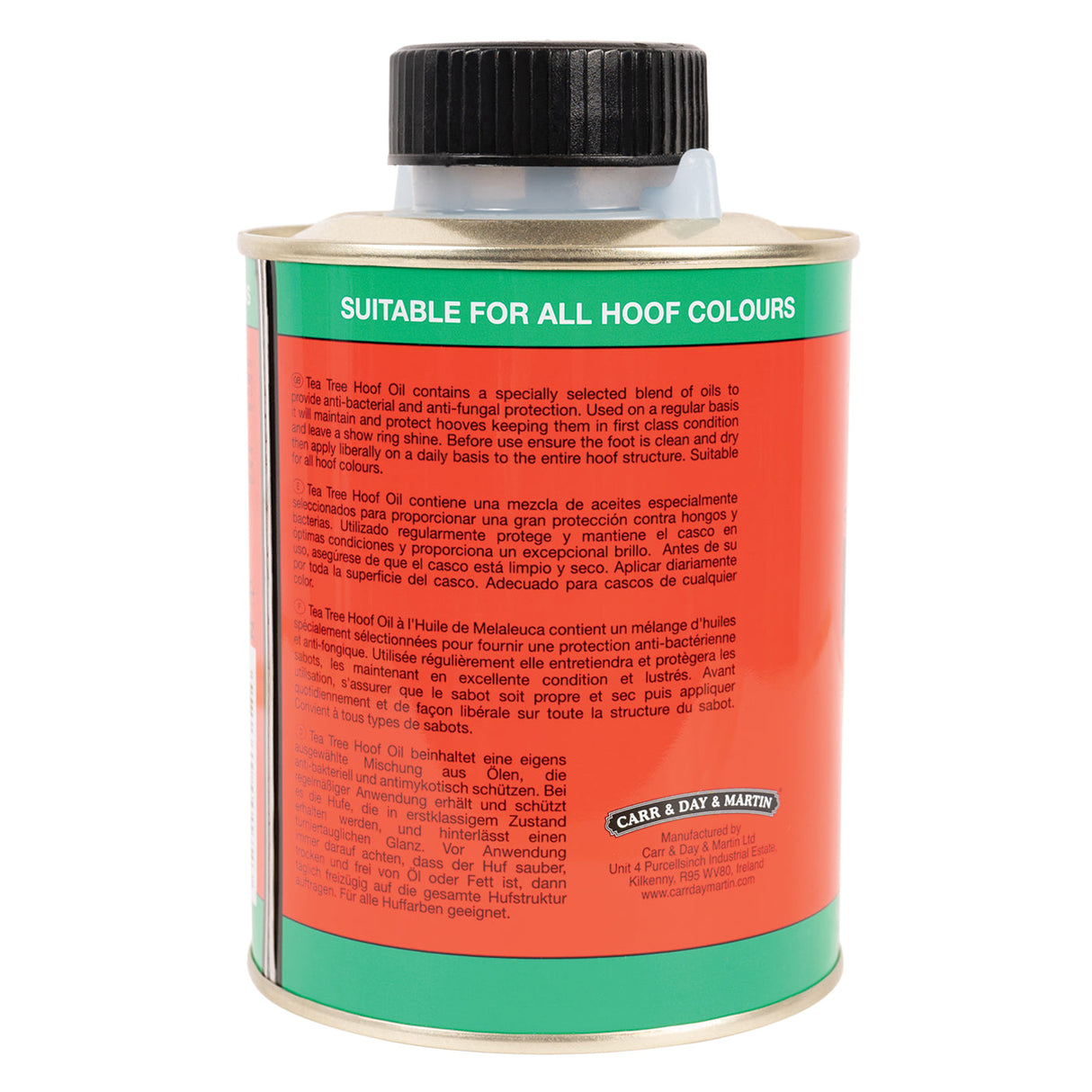 Carr & Day & Martin Cornucrescine Tea Tree Hoof Oil 16.9 oz.