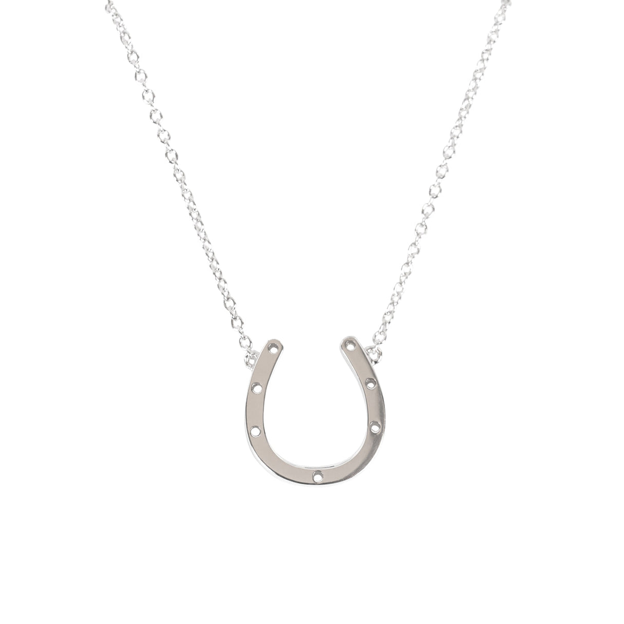 Cinto x Kelly Herd Silver Horseshoe Pendant Necklace