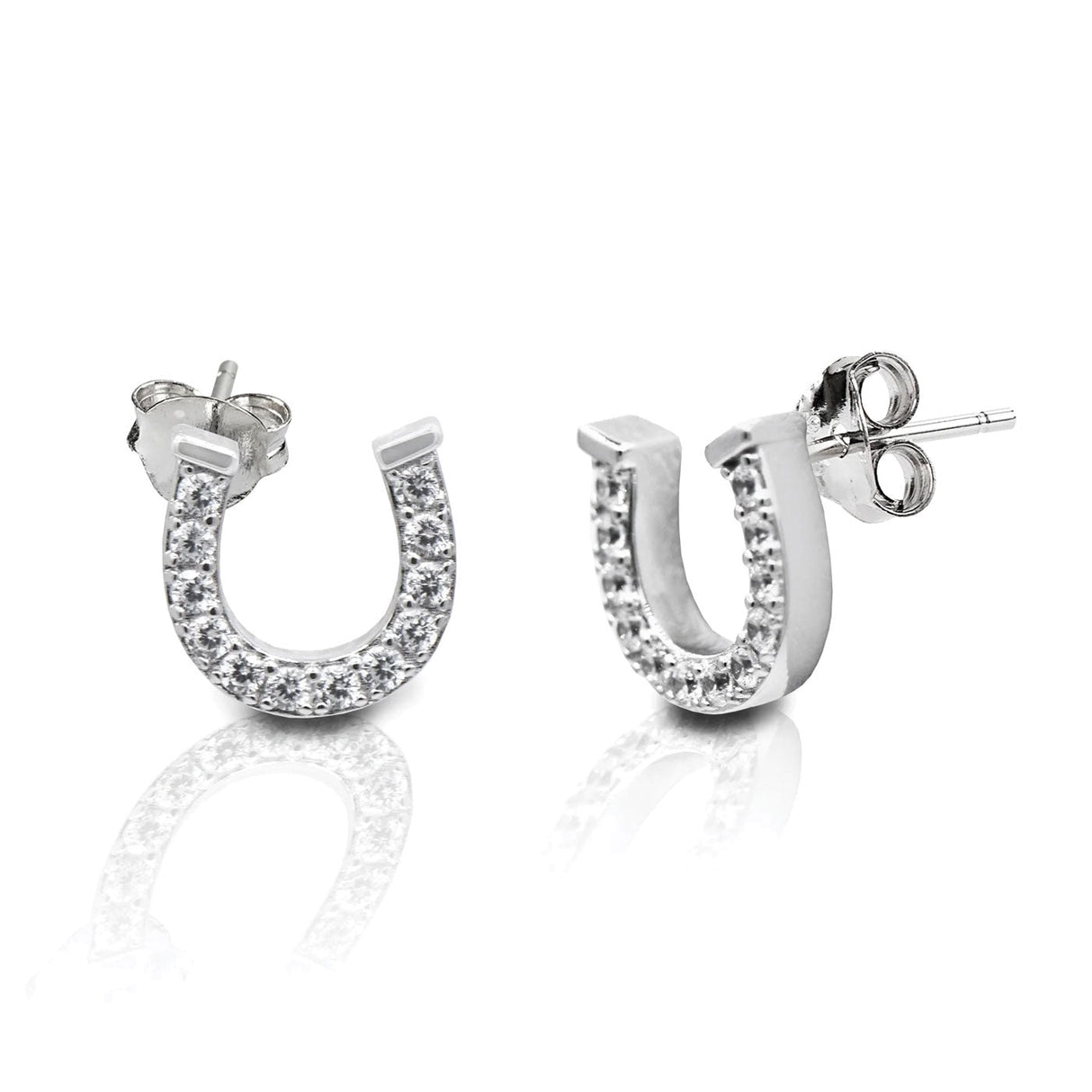 Kelly Herd Pavé Horseshoe Earrings