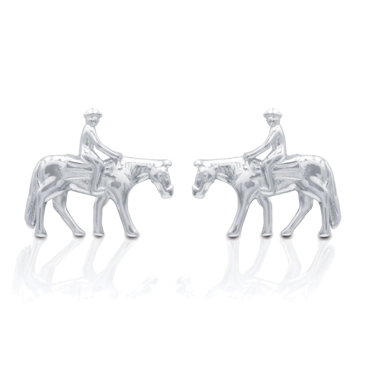 Kelly Herd Western Pleasure Horse W/ Rider Earrings