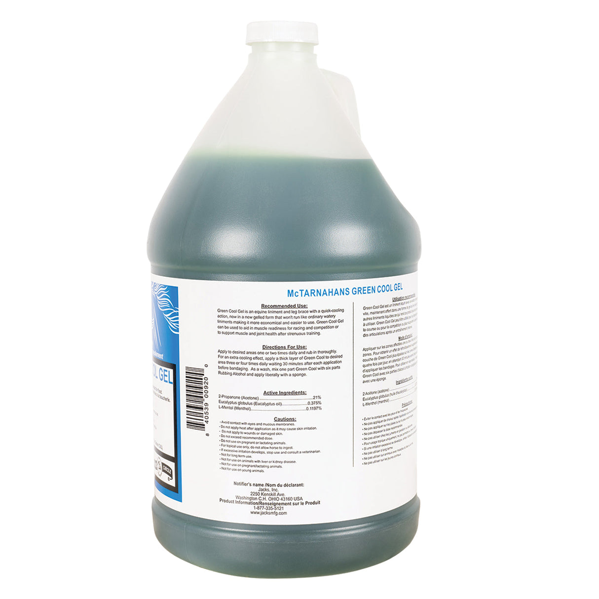 McTarnahans Green Cool Gel Gallon