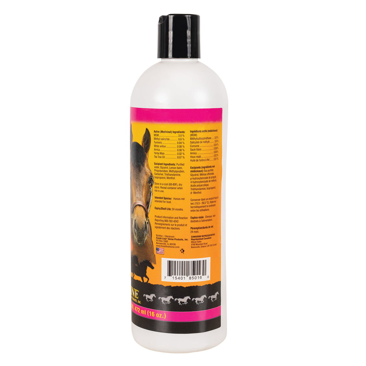 Finish Line EZ-Willow Gel Liniment 16 oz.