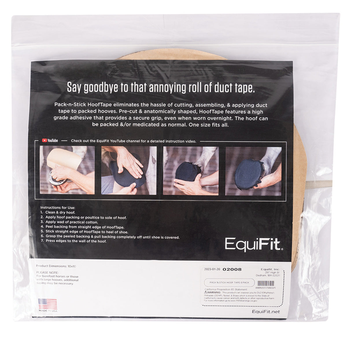 EquiFit HoofTape - Pack of 6