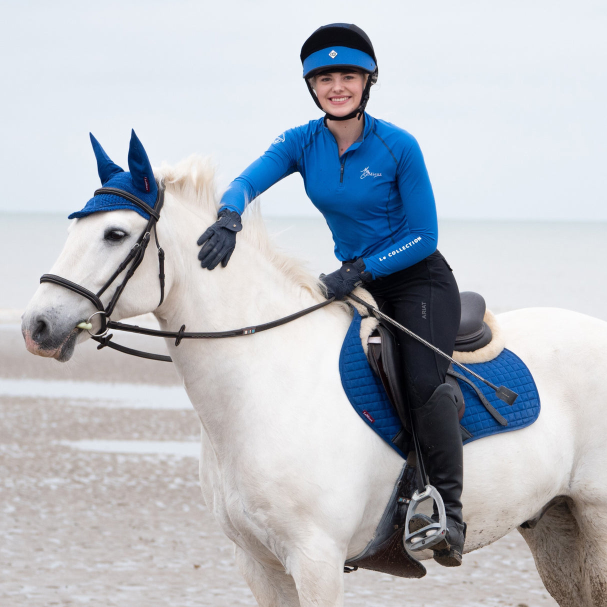 LeMieux Suede Close Contact Square Saddle Pad