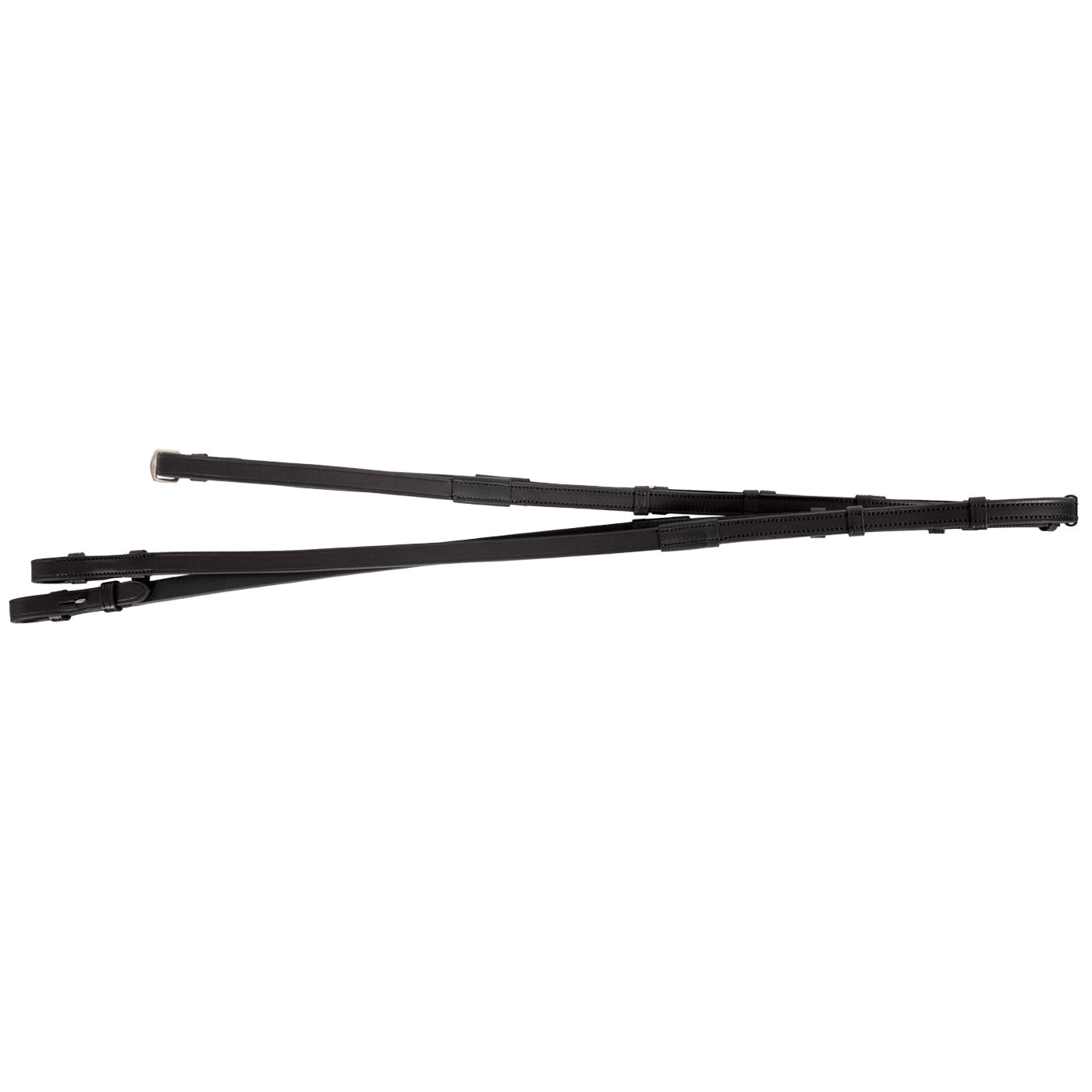 Mondega Rubber Lined Reins W/ Stoppers