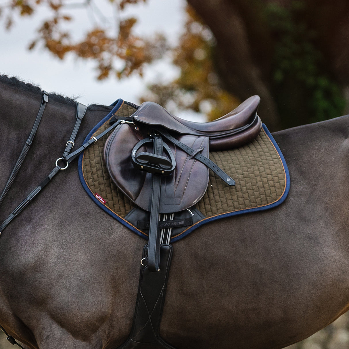 LeMieux Classic Suede Close Contact Square Saddle Pad