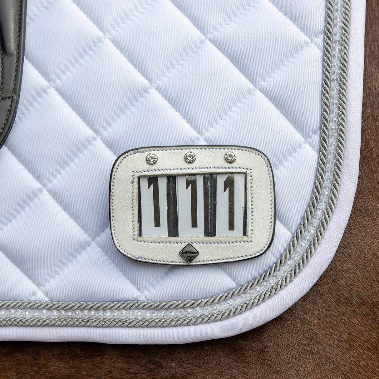 LeMieux Diamante Saddle Number Holder