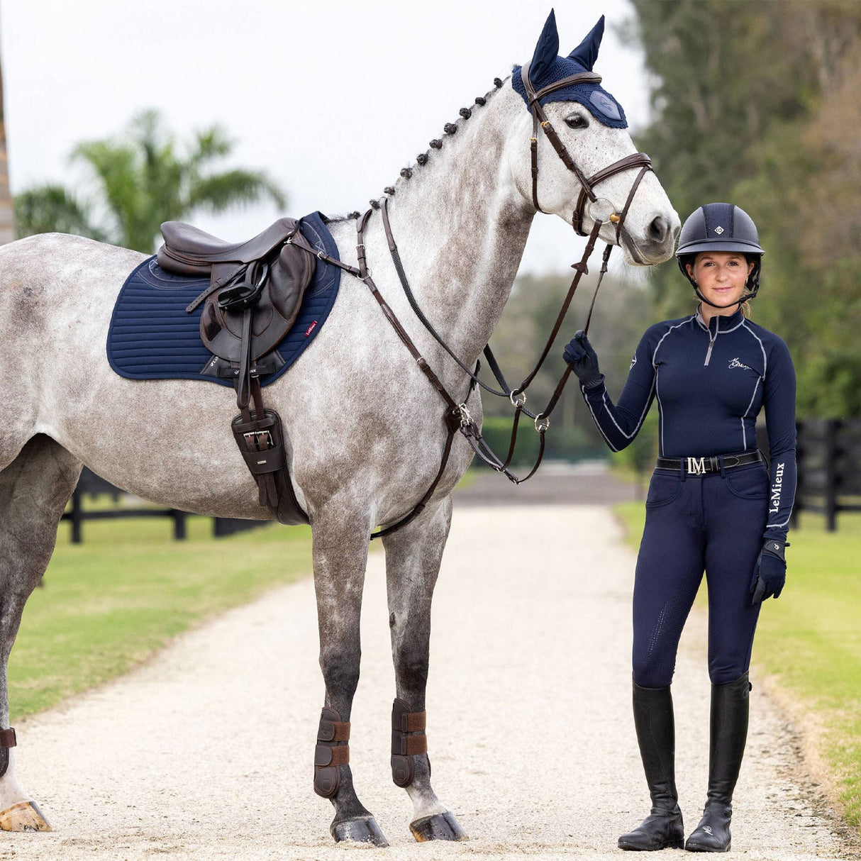 LeMieux Softshell Anti-Slip EuroJump Saddle Pad