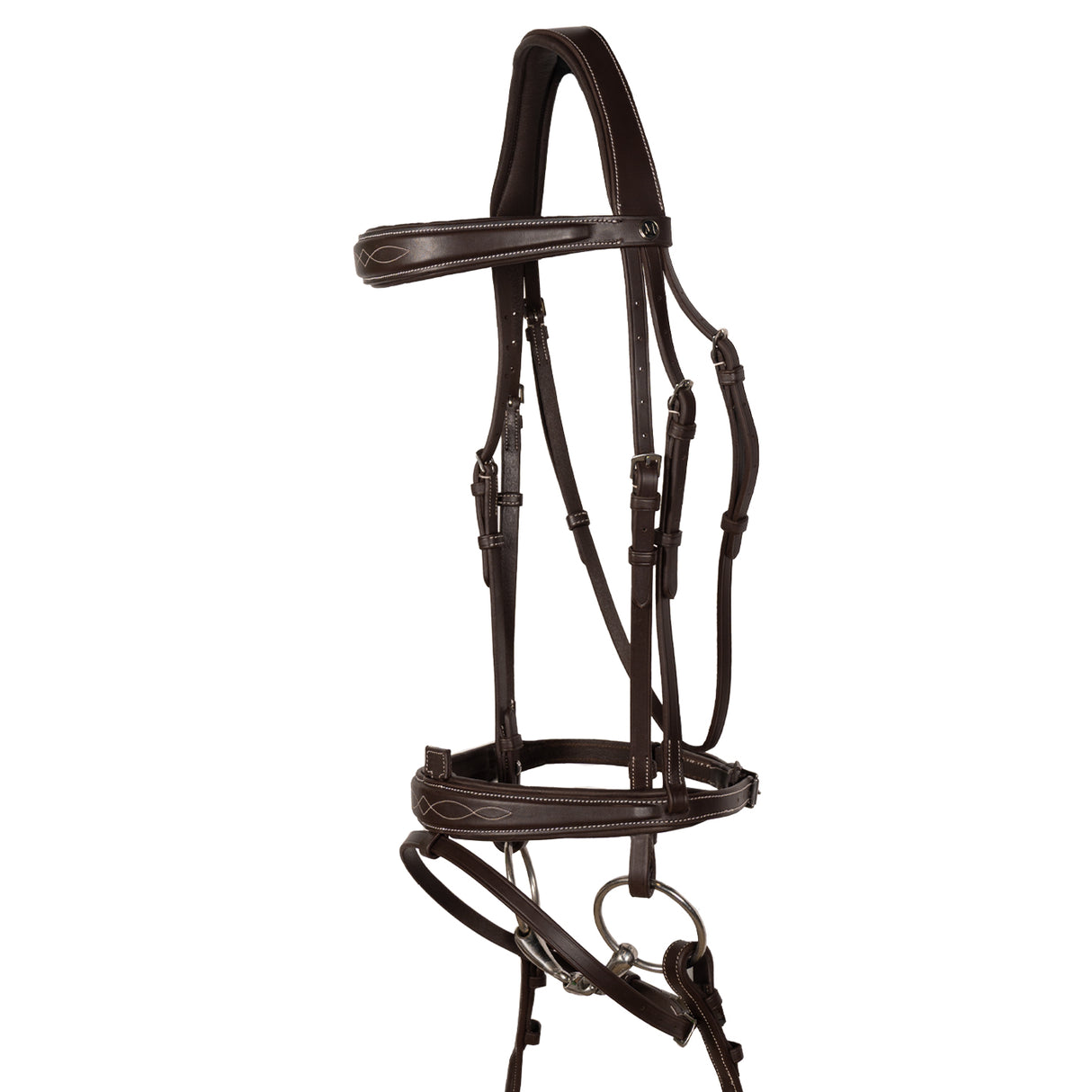 Mondega Liberica 2.0 Fancy Stitch Hunter Bridle W/ Reins