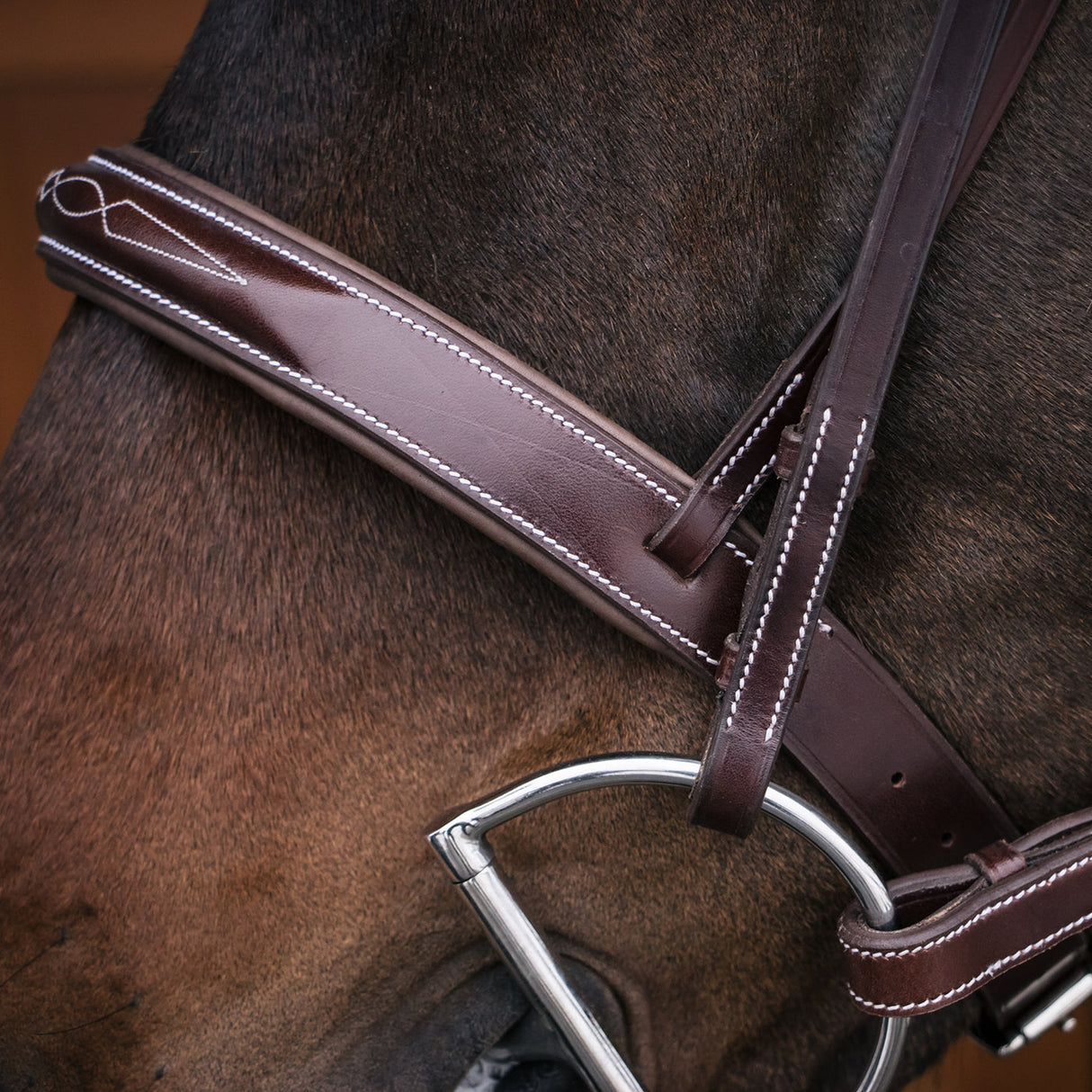Mondega Coretto Wide Noseband Hunter Bridle