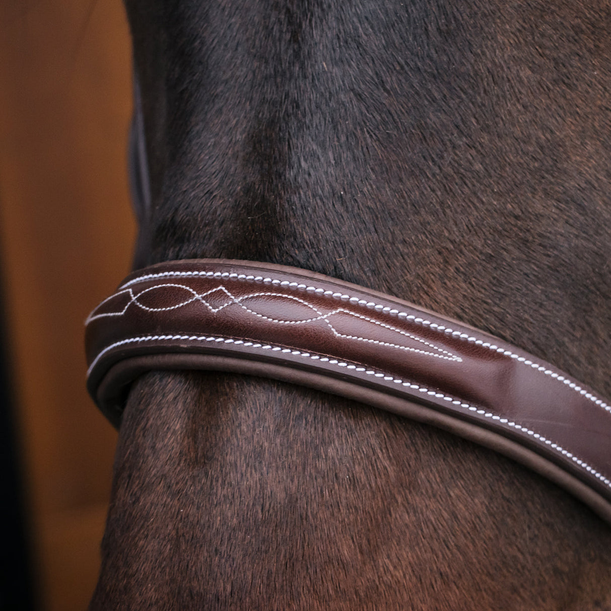 Mondega Coretto Wide Noseband Hunter Bridle