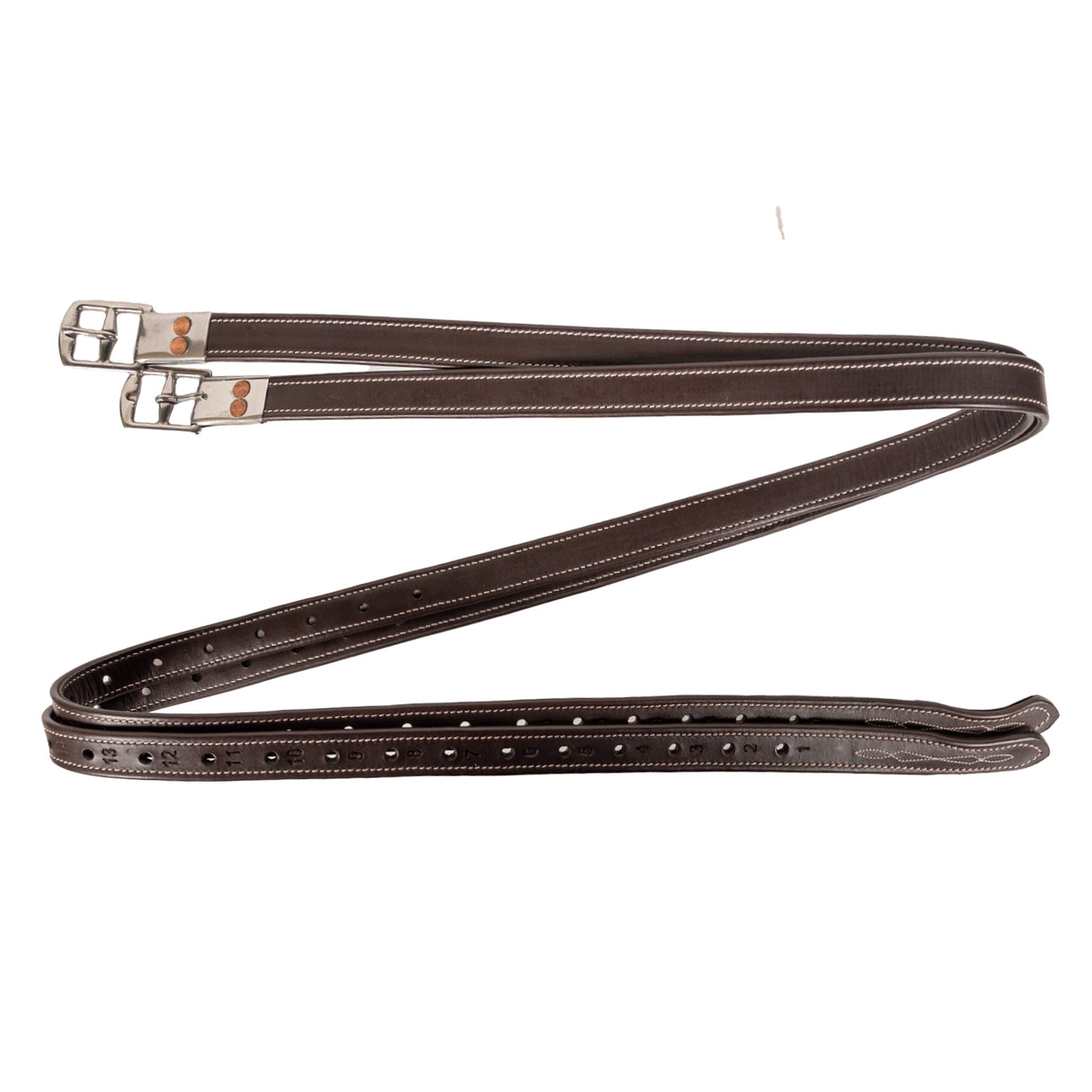 Mondega Fancy Stitch Stirrup Leathers