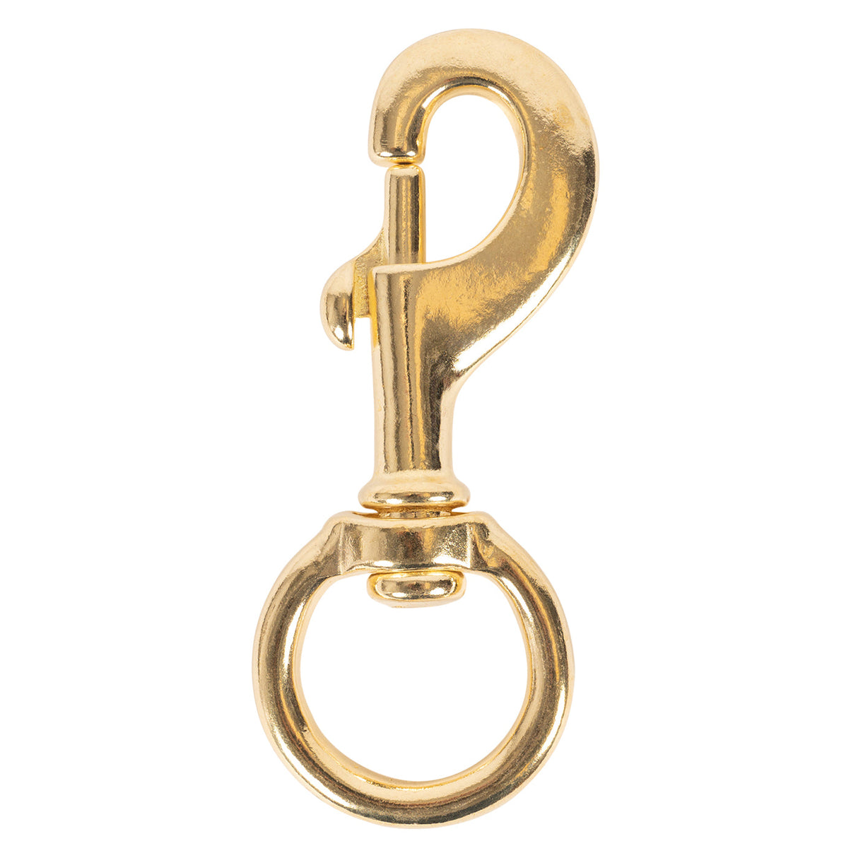 Shedrow Large Swivel Bolt Brass Snap 4 3/4 in.