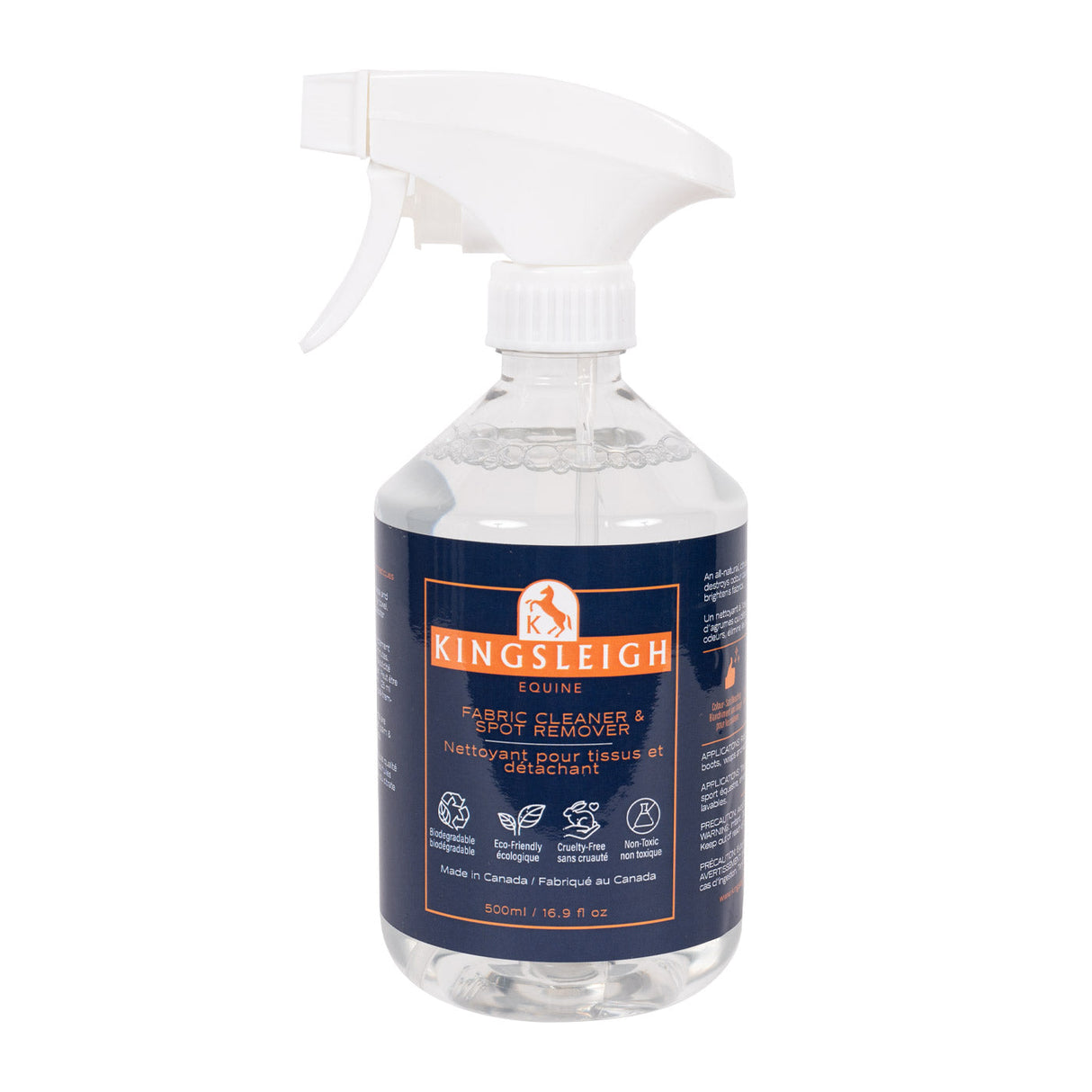 Kingsleigh Equine Fabric Cleaner & Spot Remover 16.9 oz.