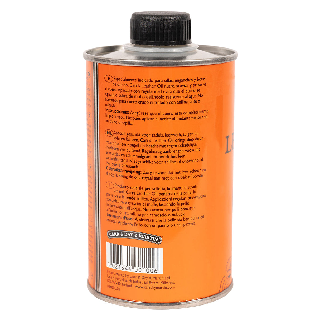 Carr & Day & Martin Carrs' Leather Oil 10 oz.