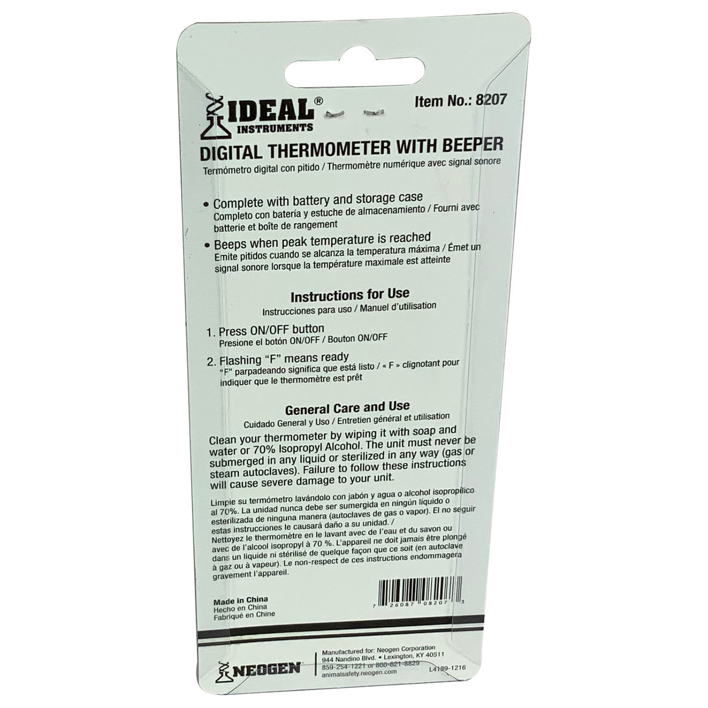 Digital Thermometer W/ Case