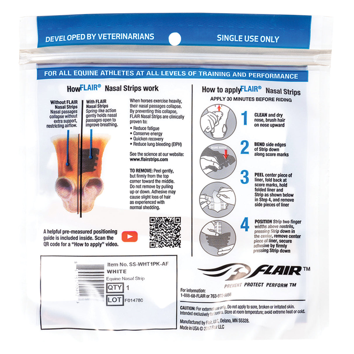 Flair Equine Nasal Strip