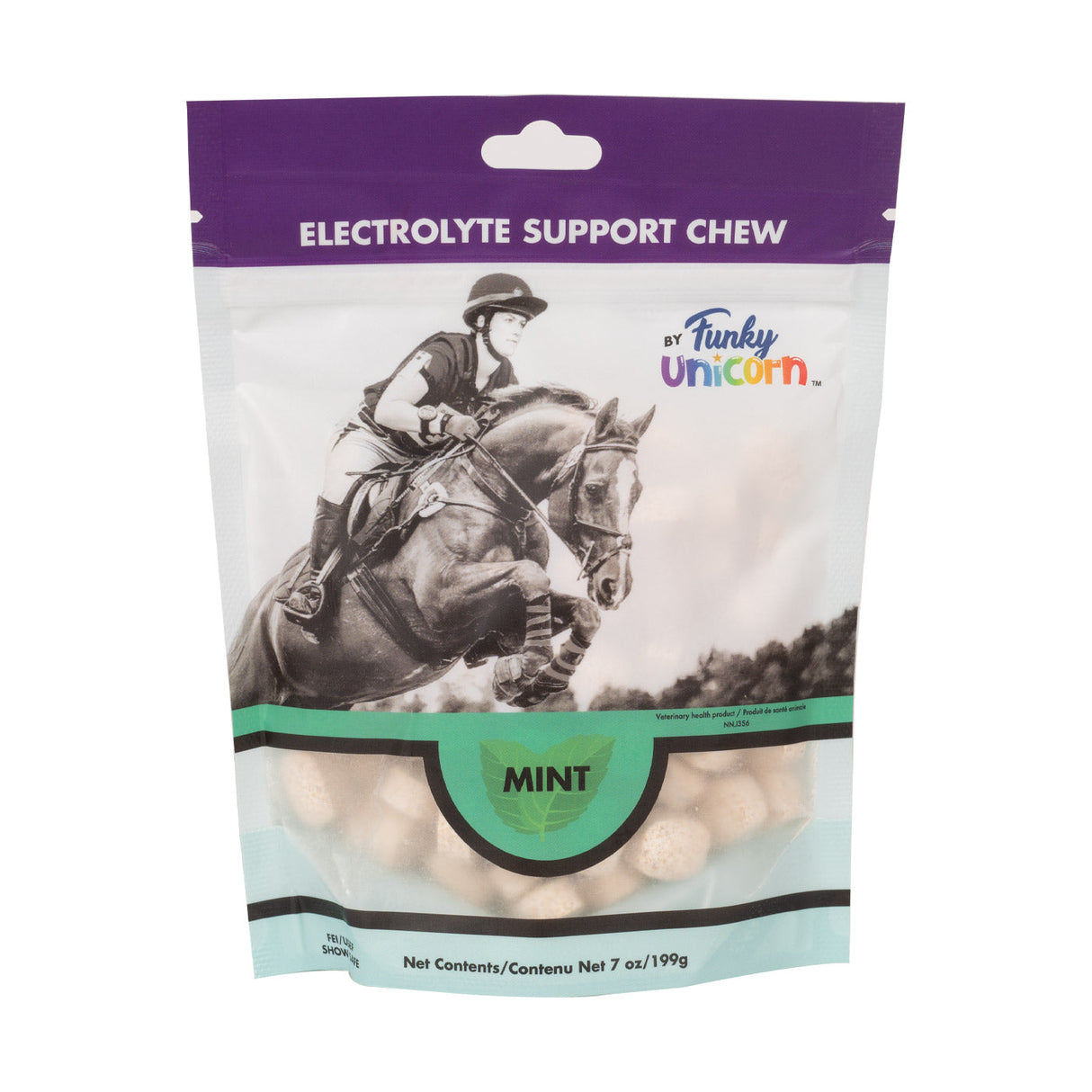 Funky Unicorn Mint Electrolyte Chews 7 oz.