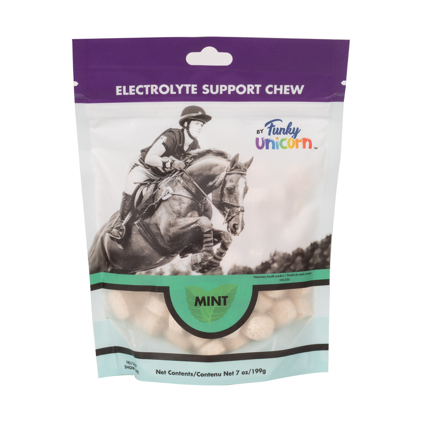 Funky Unicorn Mint Electrolyte Chews 7 oz.