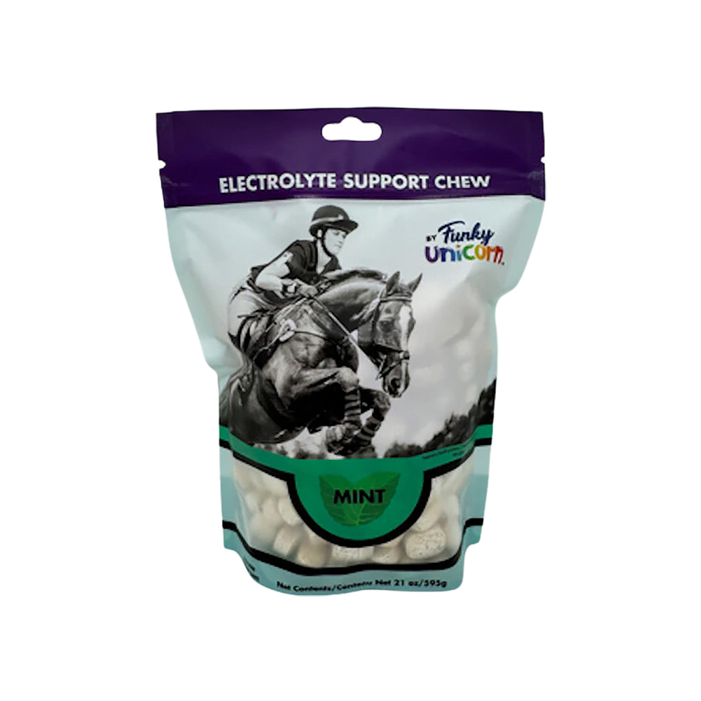 Funky Unicorn Mint Electrolyte Chews 21 oz.