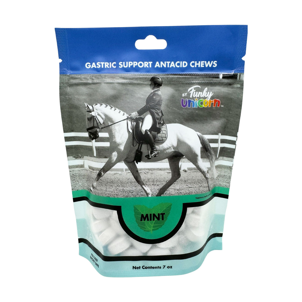 Funky Unicorn Mint Gastric Support Chews 7 oz.