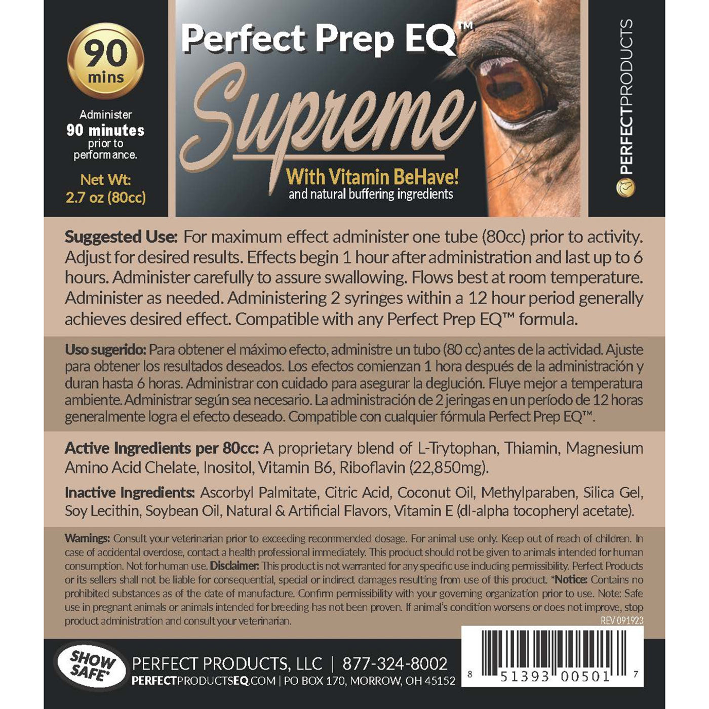 Perfect Prep EQ Supreme Calming Paste 2.7 oz.