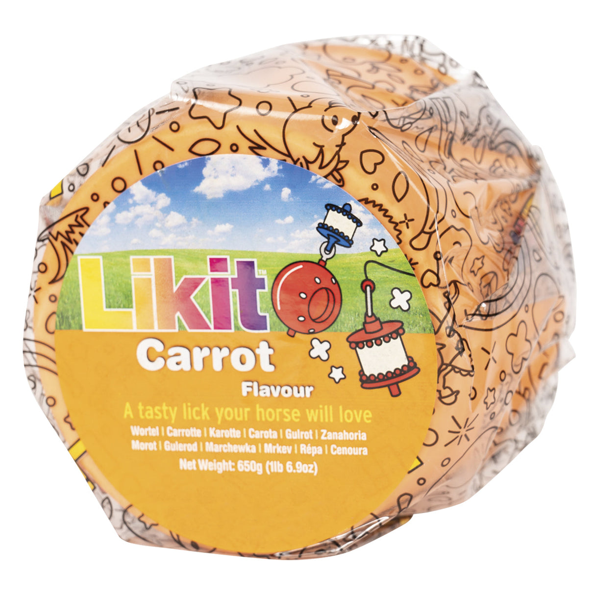 Likit Carrot Horse Treat 23 oz.