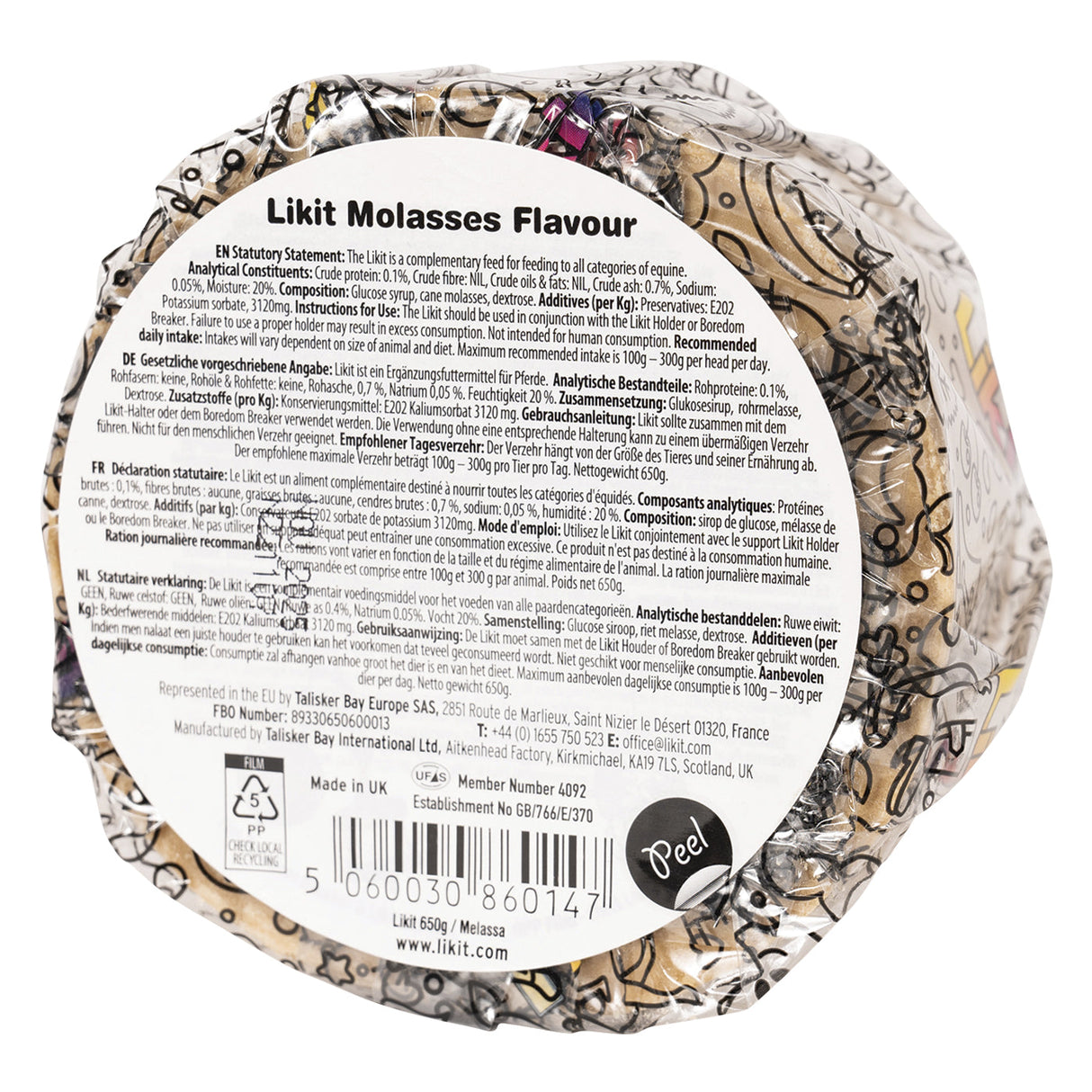 Likit Molasses Horse Treat 23 oz.