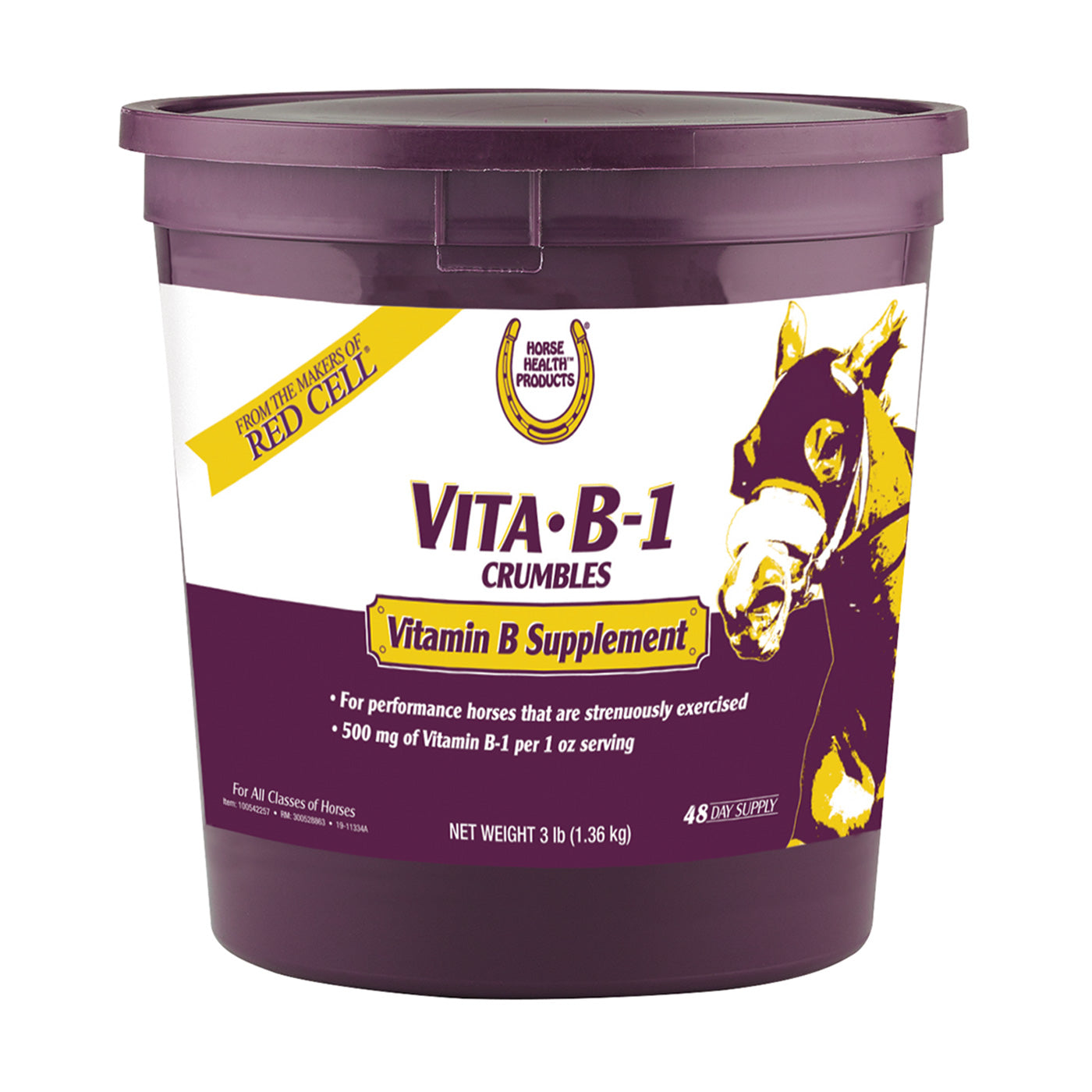 Horse Health Products Vita B-1 Crumbles 3 lb.