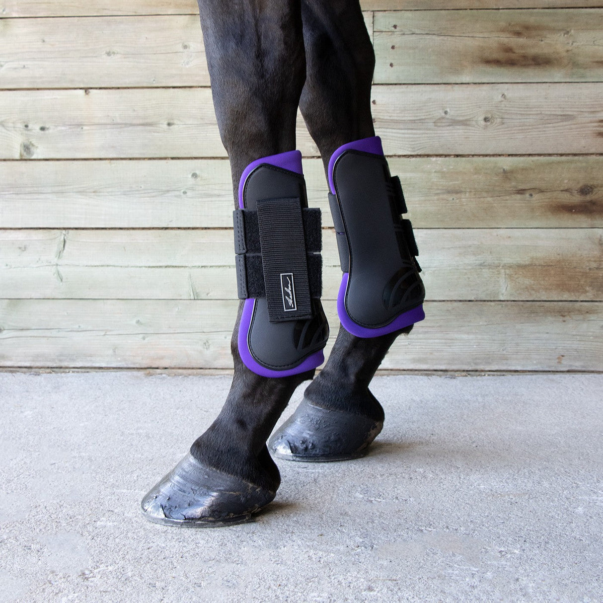 Shedrow Open Front Boots W/ Colored Lining