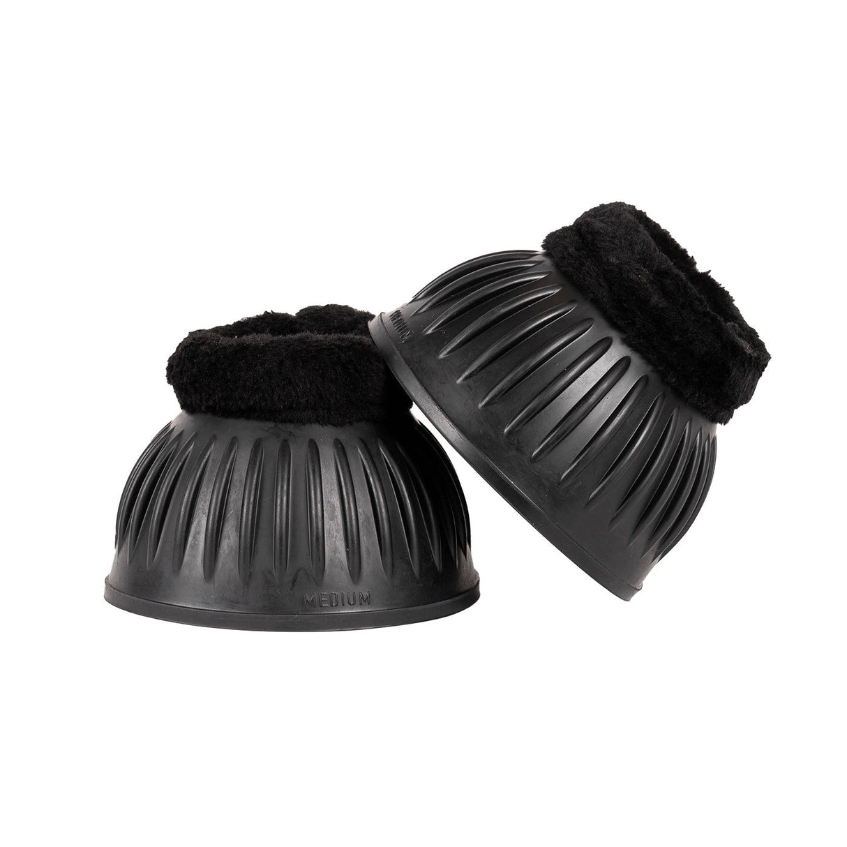 Supra 210 Fur Topped Ribbed Bell Boots W/ Velcro