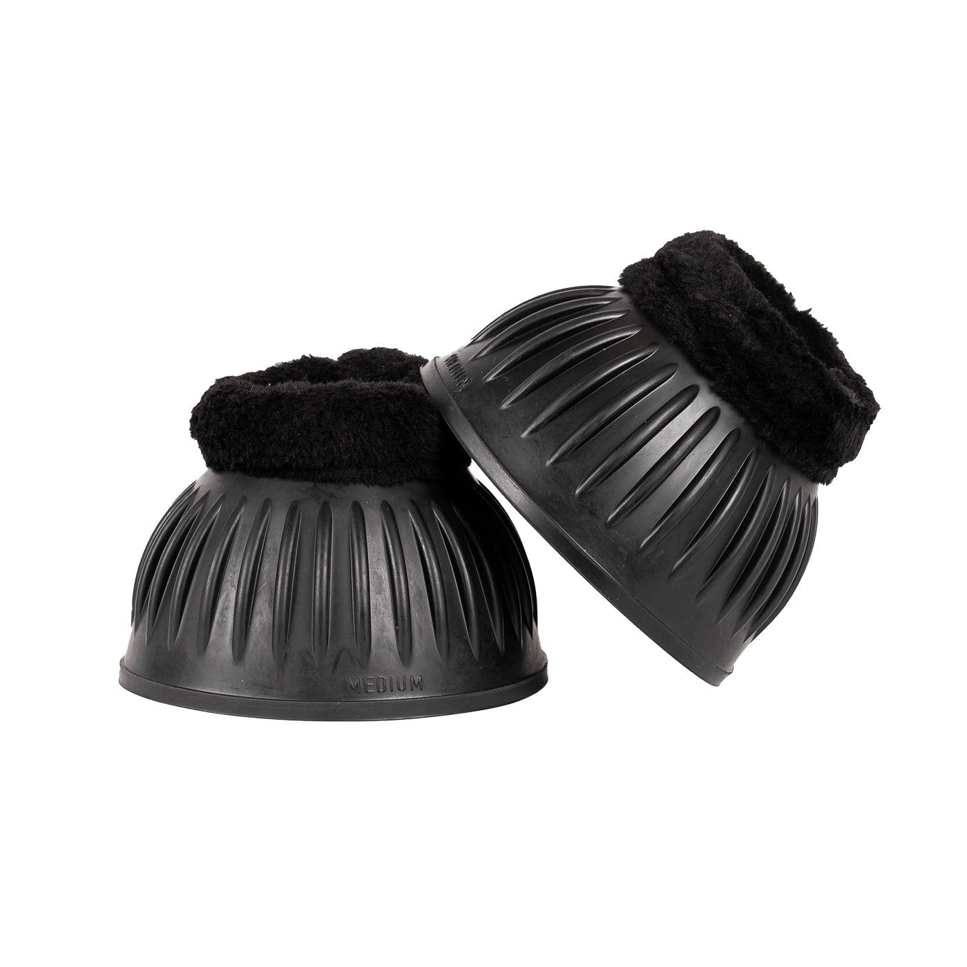 Supra 210 Fur Topped Ribbed Bell Boots W/ Velcro