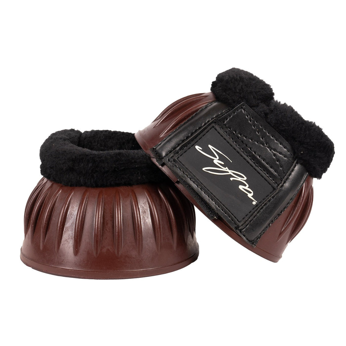 Supra 210 Fur Topped Ribbed Bell Boots W/ Velcro