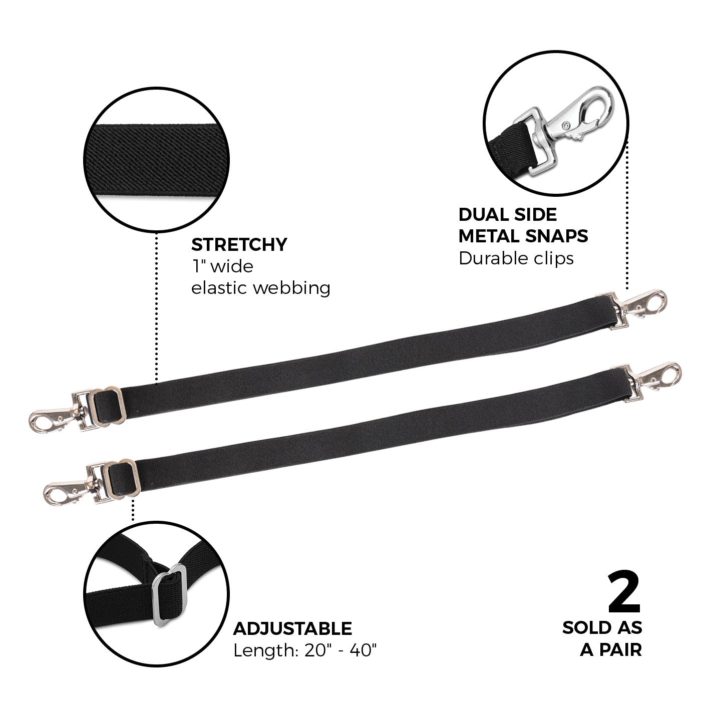 Supra Nylon Leg Straps