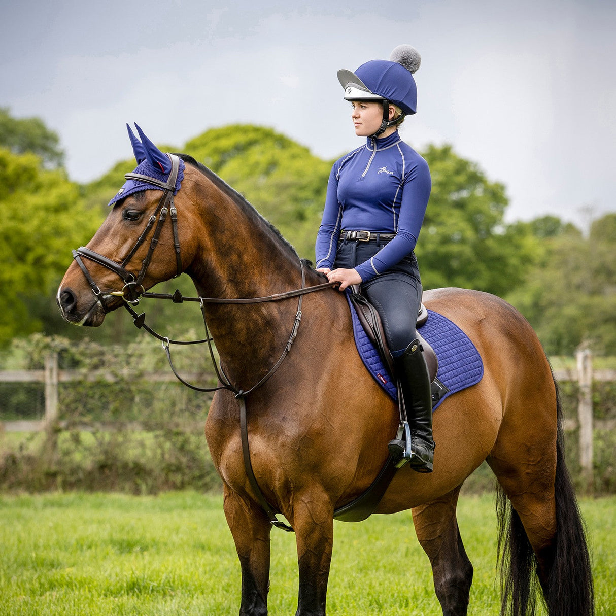 LeMieux Suede Close Contact Square Saddle Pad
