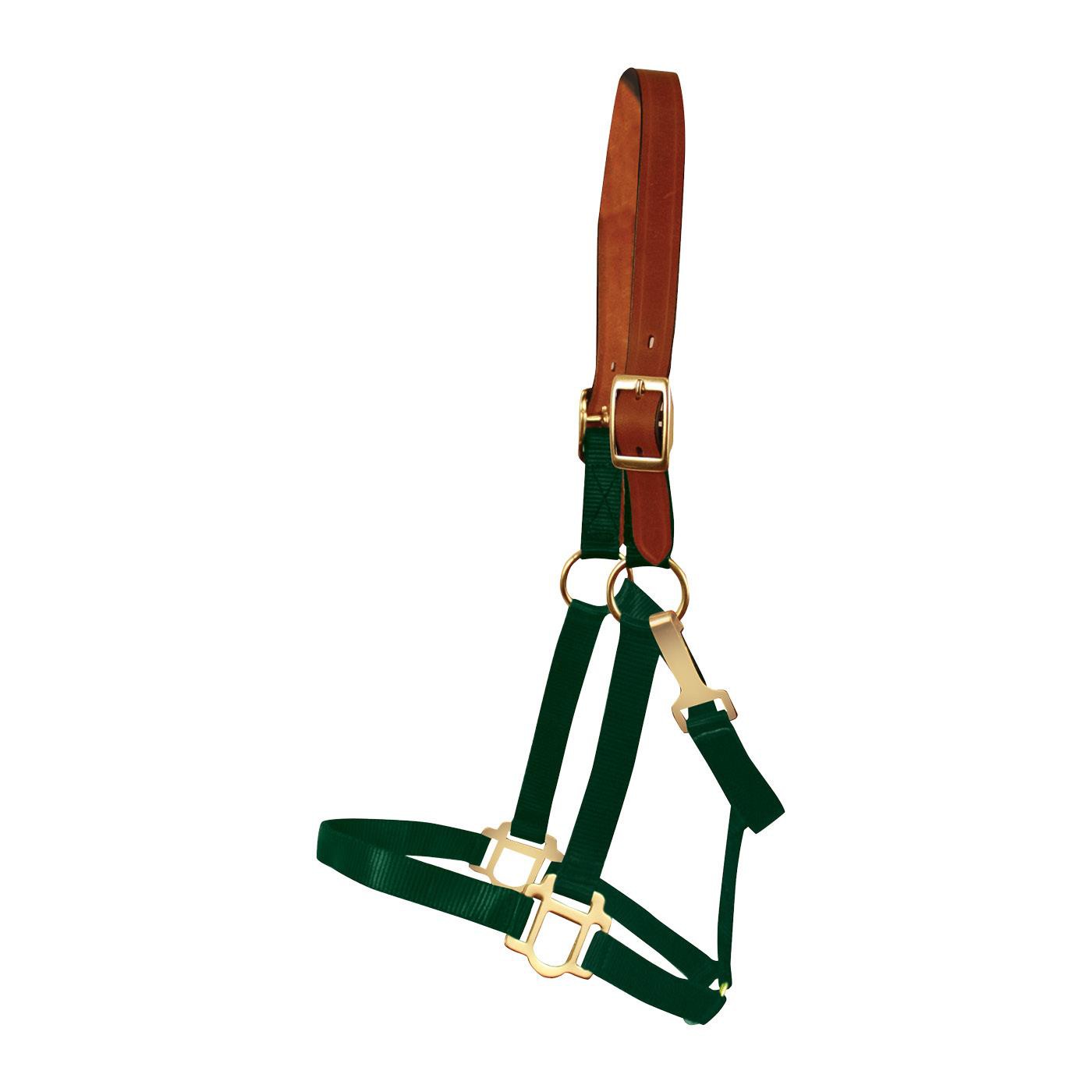 Supra Nylon Halter W/ Leather Crown