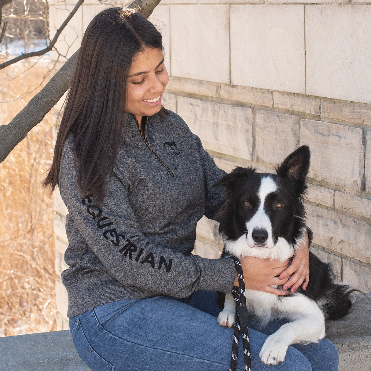 Aerion Equestrian Quarter Zip Polo Sweatshirt