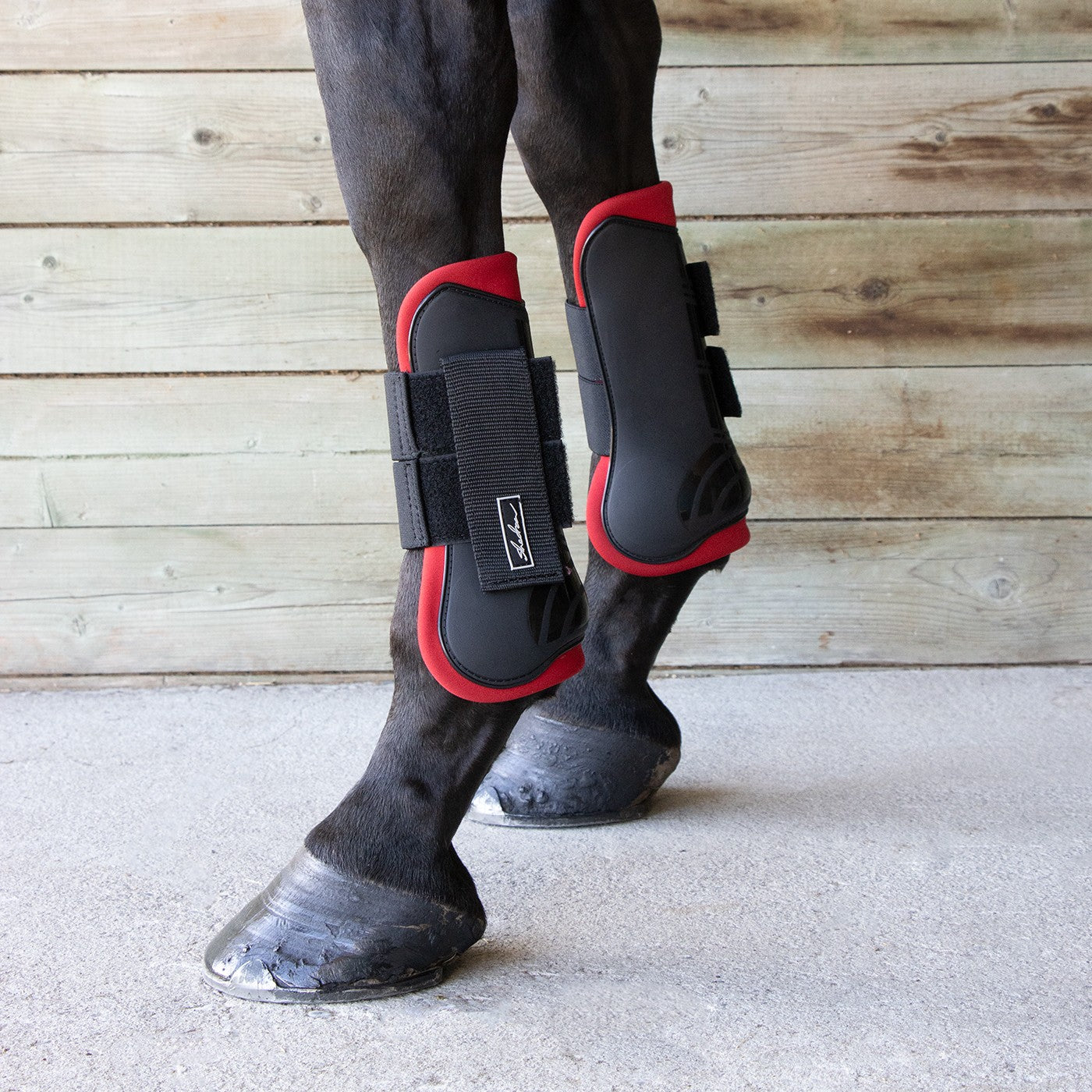 Shedrow Open Front Boots W/ Colored Lining