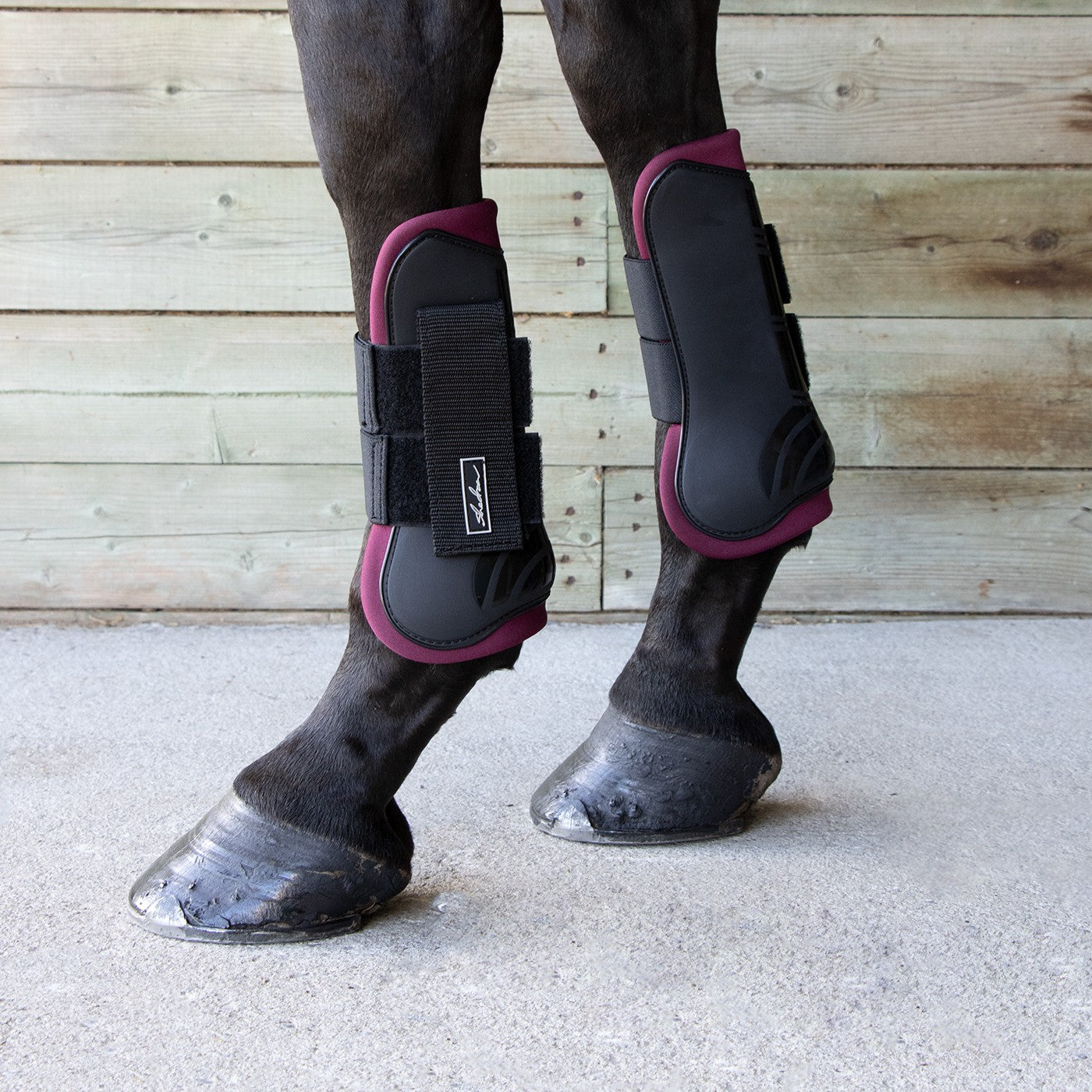 Shedrow Open Front Boots W/ Colored Lining