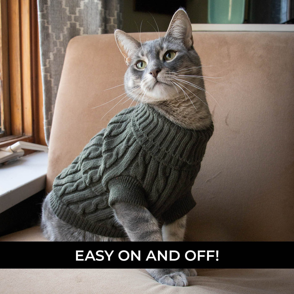 Shedrow K9 Brentwood Cable Knit Dog Sweater