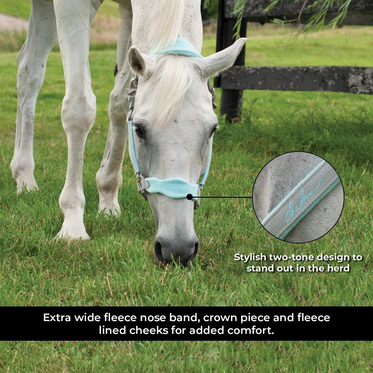 Shedrow Breakaway Halter W/ Fleece