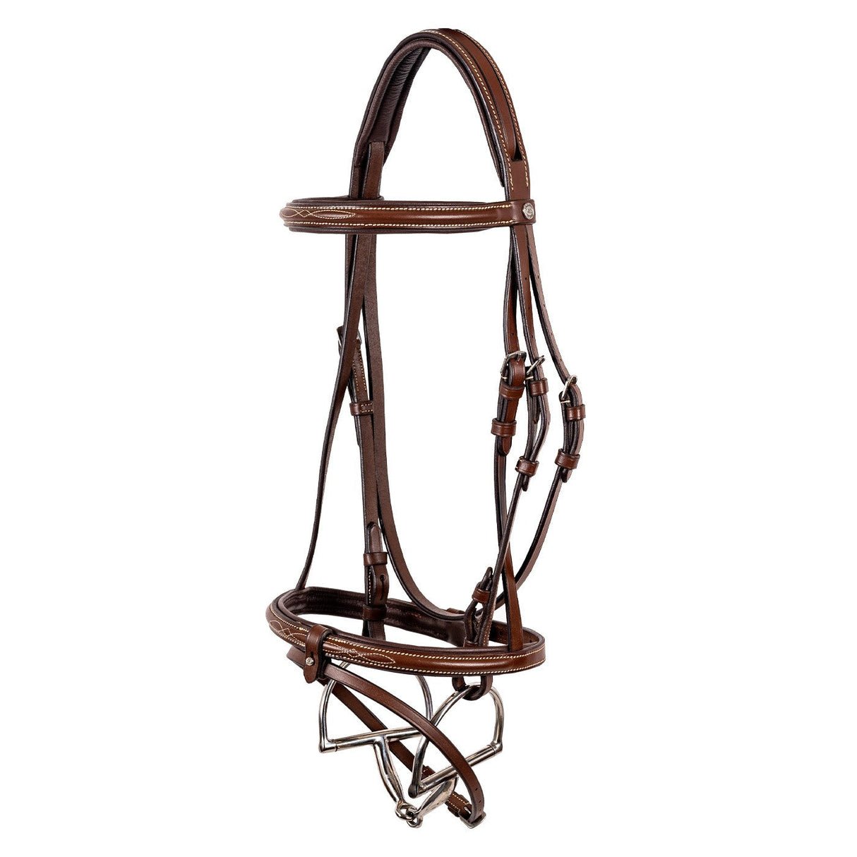 Val du Bois Padded Fancy Stitched Bridle W/ Removable Flash