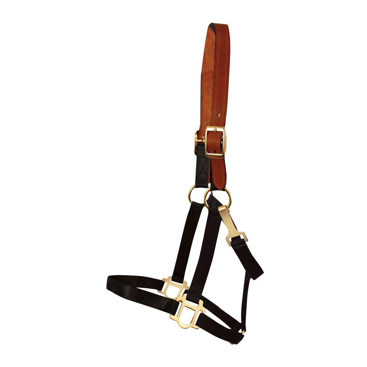 Supra Nylon Halter W/ Leather Crown