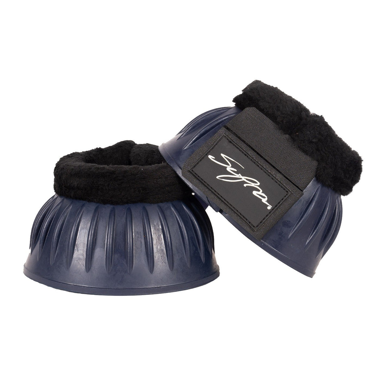 Supra 210 Fur Topped Ribbed Bell Boots W/ Velcro